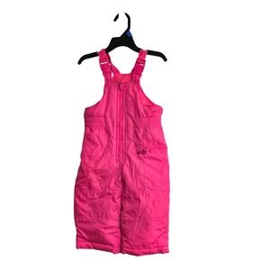 Carters Pink‎ Snow Bibs Overalls Pants Toddler Baby 12 Months Winter Ski